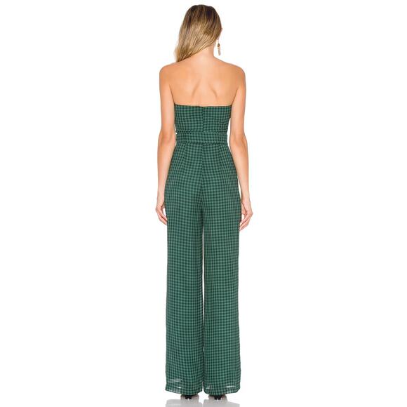 House of Harlow 1960 X Revolve Women's Green Dominique Jumpsuit Size Medium - Picture 2 of 12